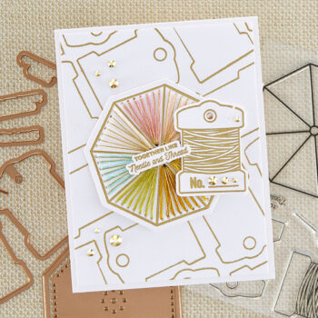 May 2022 Clear Stamp + Die of the Month Preview & Tutorials – Stitched Color Wheel