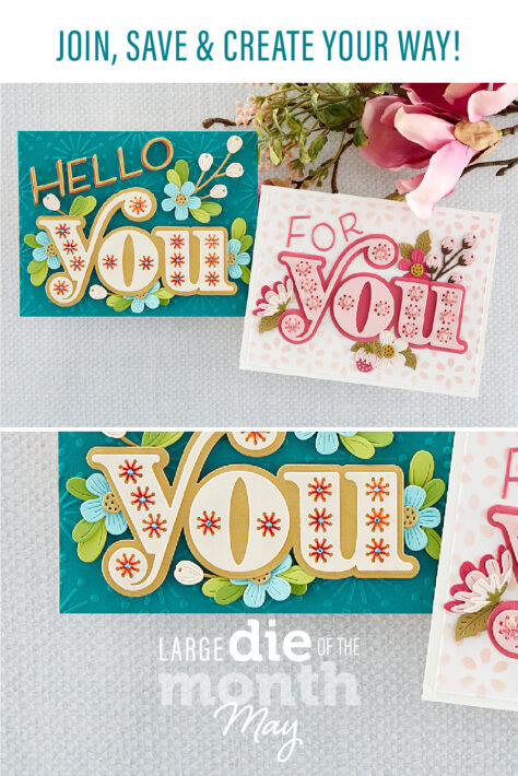 May 2022 Large Die of the Month Preview & Tutorials – Stitched For You