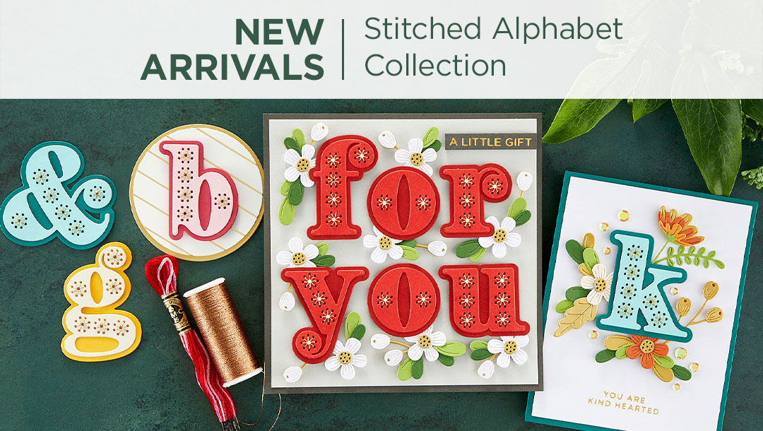 Spellbinders Stitched Alphabet Dies - Education and Inspiration