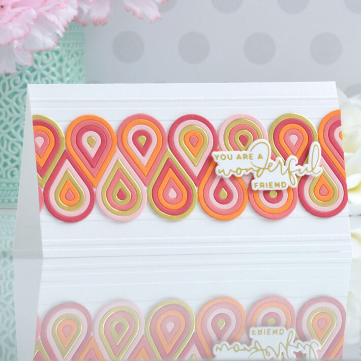 Color Block Mini Shapes Collection with Annie Williams - Mini Drops Card