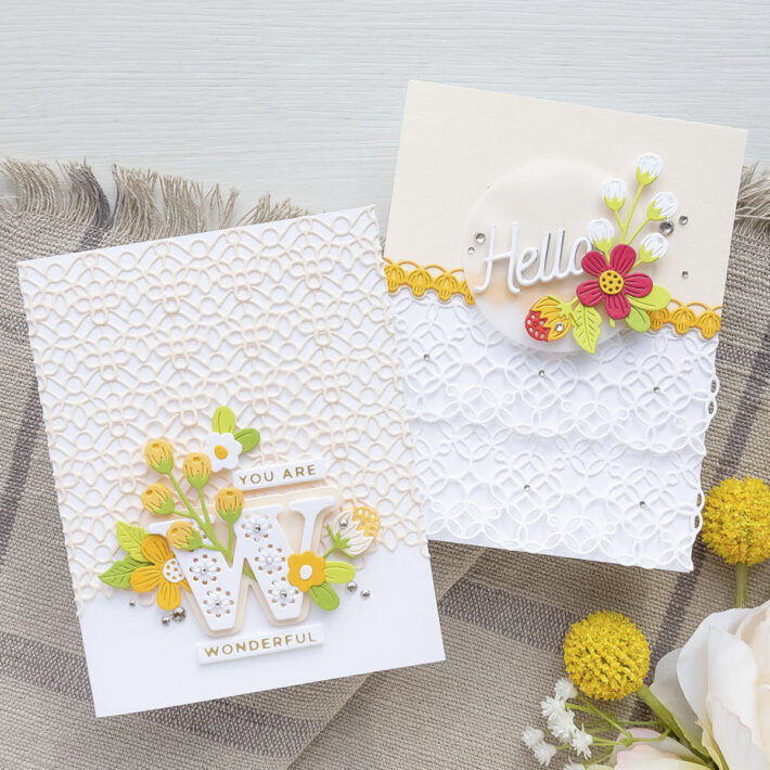 June 2022 Small Die of the Month Preview & Tutorials – Stylized Border Trio