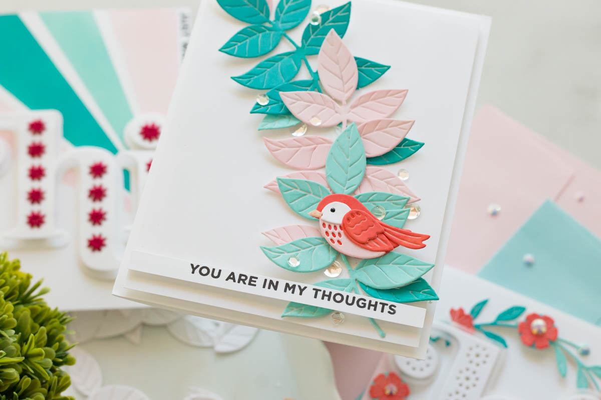 Just Wanted To Say Hi Cards with Marie Nicole Designs