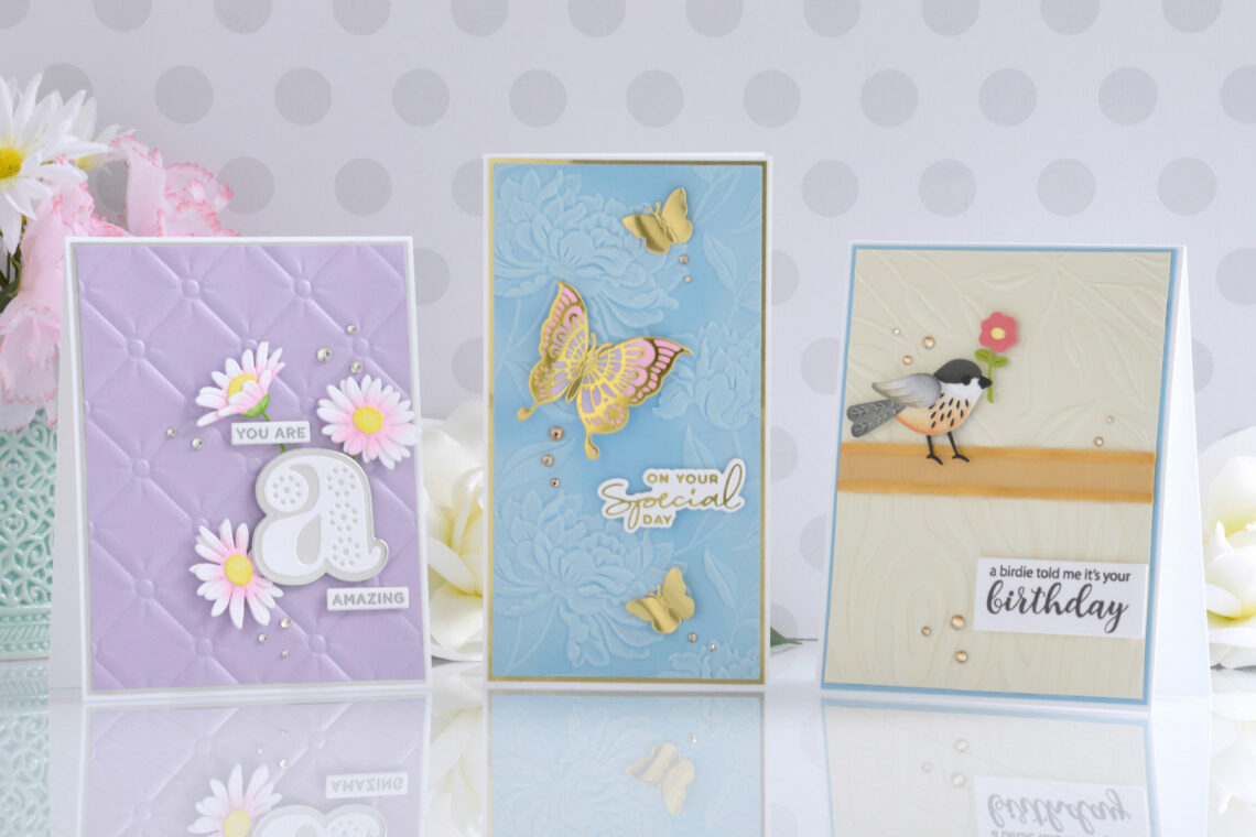 3D Embossing Folder Collection – Card Inspiration with Annie Williams