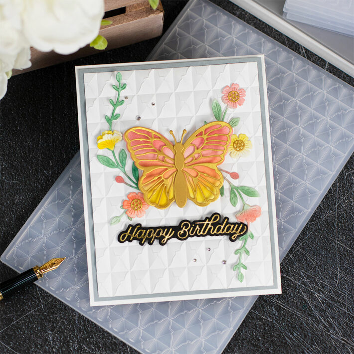 New 3D Embossing Folders with Bibi Cameron