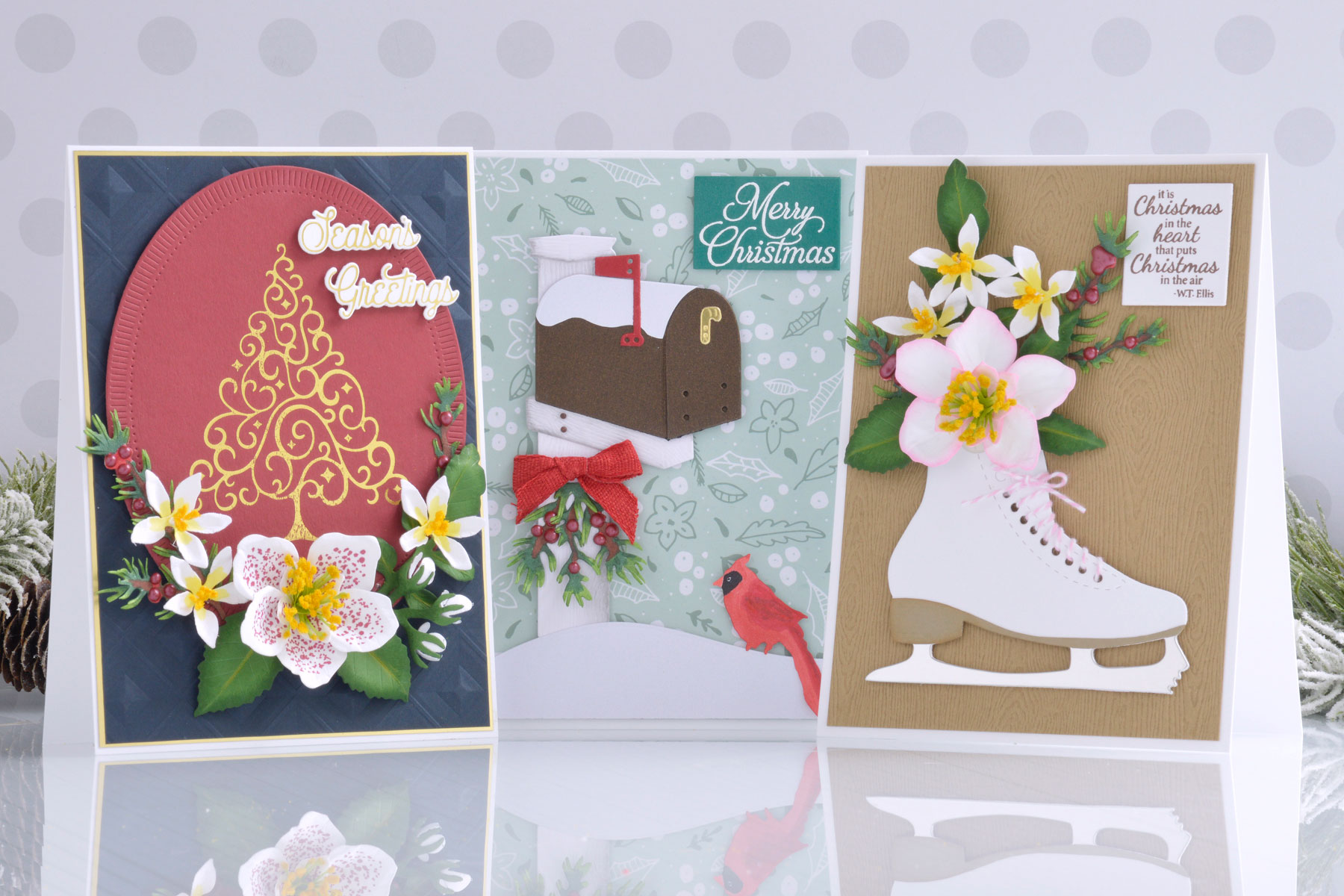 Small Blank Cards With Kraft or White Envelopes Winter Animal Woodland  Small Christmas Cards Winter Christmas Gift Tags 