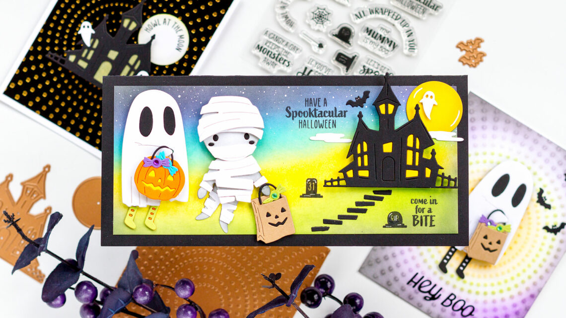 Boo Dance Party Halloween Cards with Ilda Dias