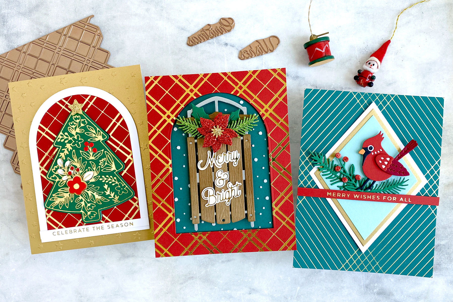 Shiny & Bright Holiday Greetings with Jean Manis - Spellbinders Blog