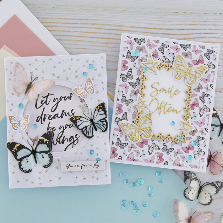 August 2022 Card Kit of the Month Preview & Tutorials – Butterfly Sparkle