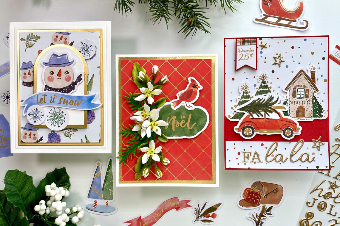 Holiday Cards Featuring the Winter Wonderland Collection with Carol Hintermeier