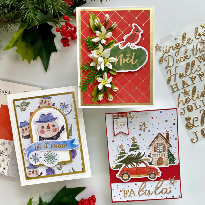 Holiday Cards Featuring the Winter Wonderland Collection with Carol Hintermeier