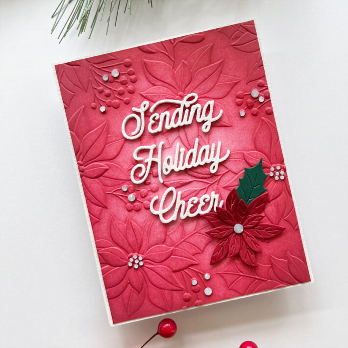 Ink Blending Over Spellbinders Holiday 3D Folders with Jennifer Kotas