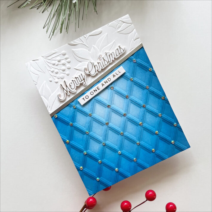 Ink Blending Over Spellbinders Holiday 3D Folders with Jennifer Kotas