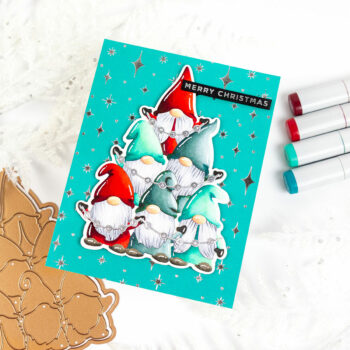 Gnome for Christmas with Rachel Alvarado - 3D Cardmaking & Coloring