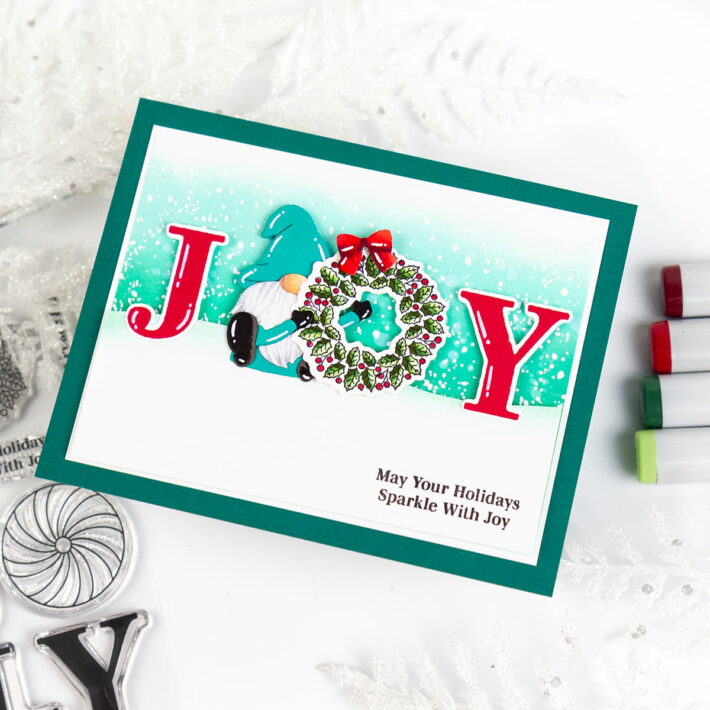 Gnome for Christmas with Rachel Alvarado - 3D Cardmaking & Coloring