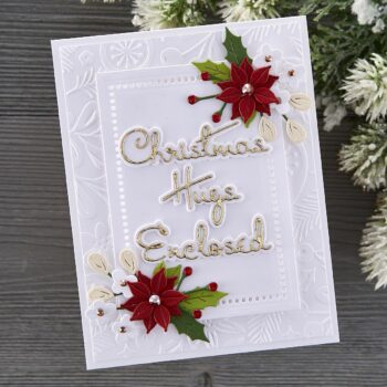 October 2022 Small Die of the Month Preview & Tutorials – Outlined Christmas Sentiments