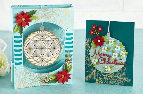 October 2022 Large Die of the Month Preview & Tutorials – Stitched Ornament & Display