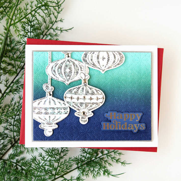Trio of Joyful Christmas Cards with Jung AhSang for Spellbinders