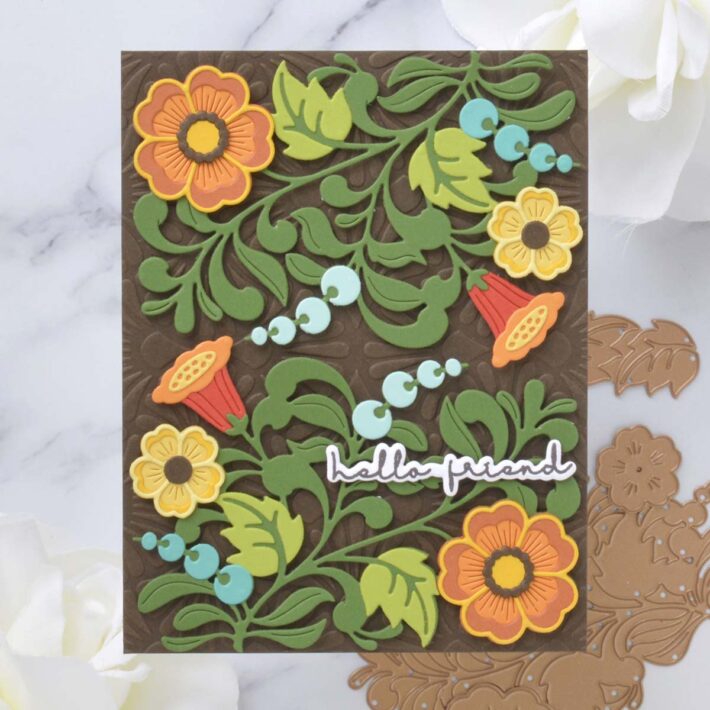 November 2022 Small Die of the Month Preview & Tutorials – Layered Floral Card Creator