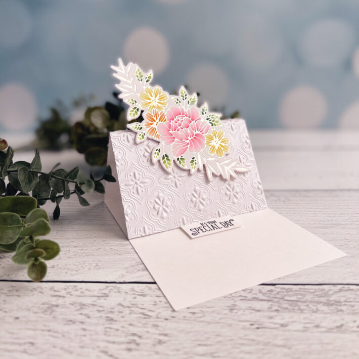 Easel Cards Featuring the Floral Reflection Collection with Jen Kotas