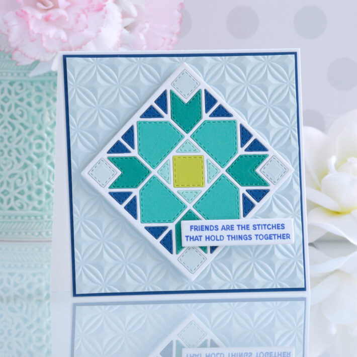 Spellbinders Colorful Paper Quilt Cards