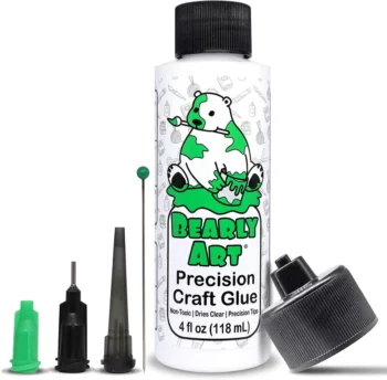 Bearly Art Original 4 oz. Precision Craft Glue + Tip Kit