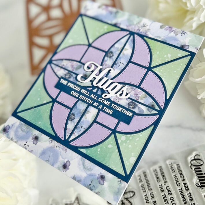 Spellbinders Paper Quilt Cards with Home Sweet Quilt Collection by Becca Feeken