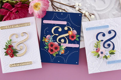 January 2023 Small Die of the Month Preview & Tutorials – Sentimental Ampersand
