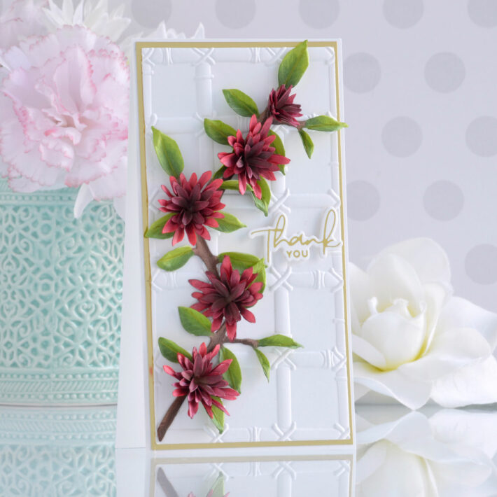 The Painter’s Garden Collection – Spring Paper Flower Card Ideas