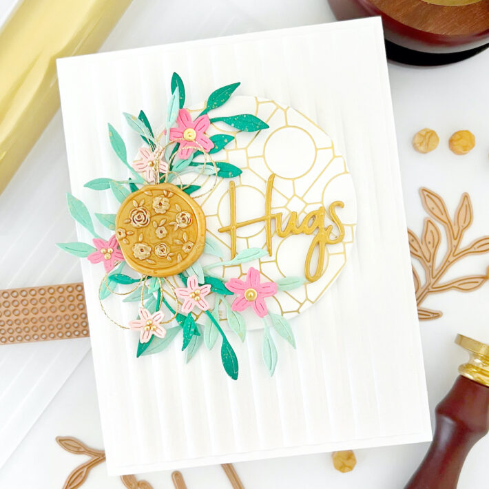Spellbinders Elegant Foiled Cards With Wax Seals with Dilay Nacar