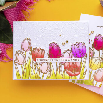 February 2023 Glimmer Hot Foil Kit of the Month Preview & Tutorials – Tulip Border