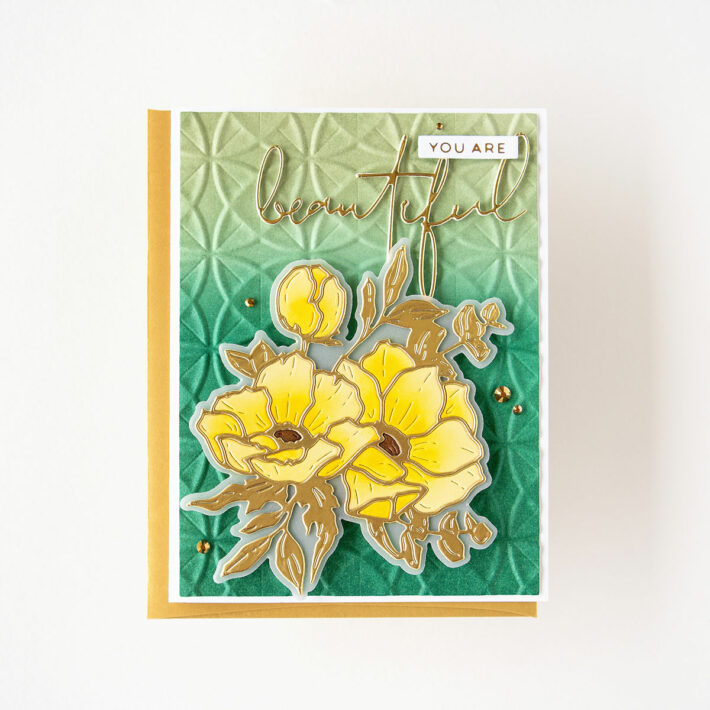 Anemone Blooms, a Trio of Cards