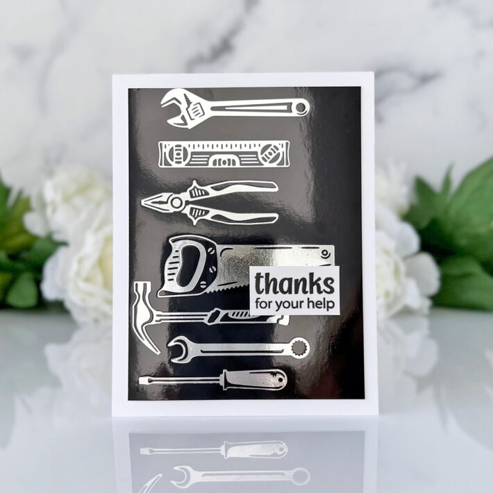 Masculine Card Ideas with Spellbinders Toolbox Essentials by Nancy McCabe