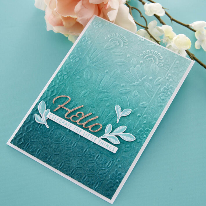 April 2023 3D Embossing Folder of the Month Preview & Tutorials – 3D Patchwork