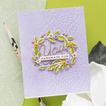 April 2023 Embossing Folder of the Month Preview & Tutorials – Seamless Floral Background