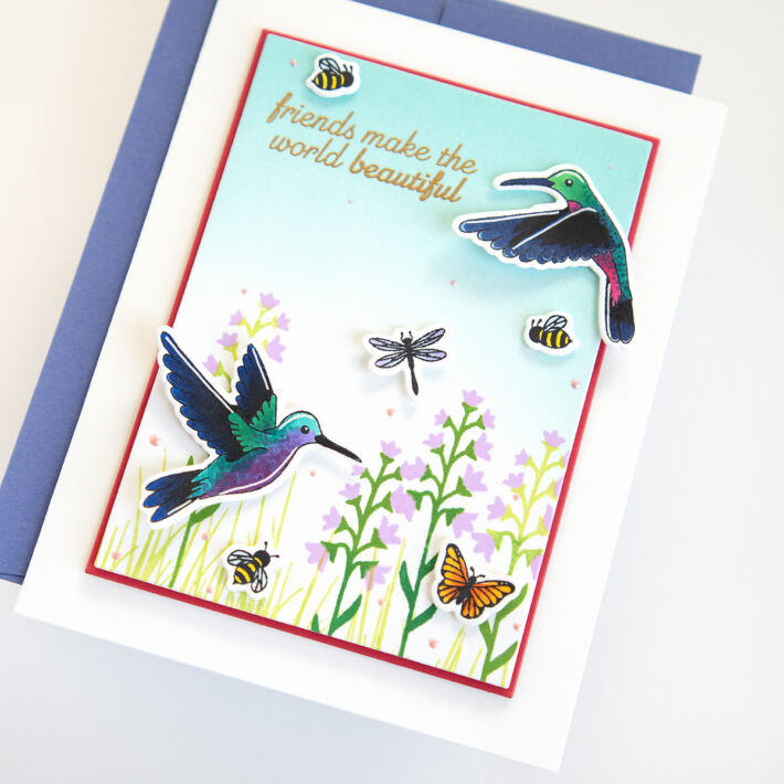 Hummingbird Cards 3 Ways with Jung AhSang