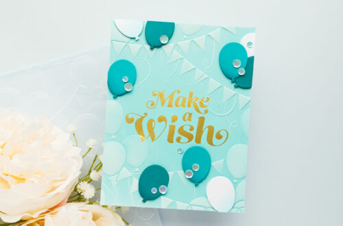 May 2023 3D Embossing Folder of the Month Preview & Tutorials – Balloons & Banners