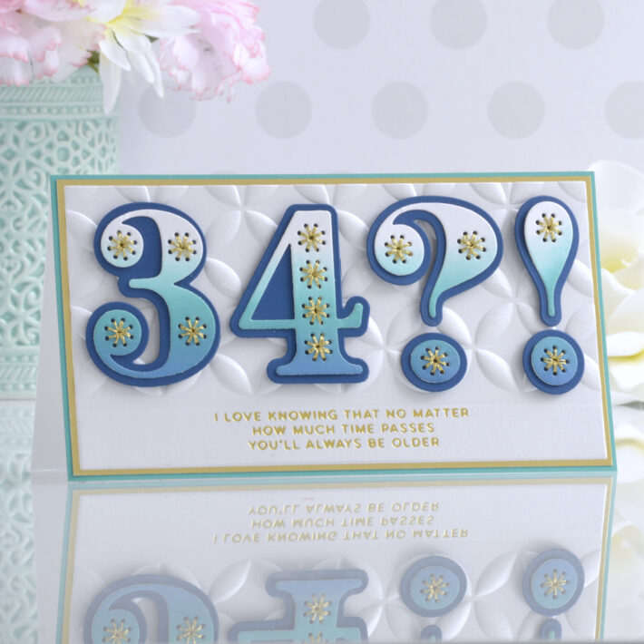 Stitched Numbers & More Collection – Card Inspiration with Annie Williams