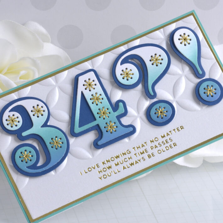 Stitched Numbers & More Collection – Card Inspiration with Annie Williams