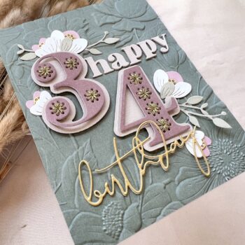Boho Birthday Cards by Spellbinders with Karen Reátegui