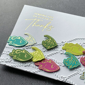 Vibrant Aquatic Cards Featuring Seahorse Kisses Collection with Emily Leiphart