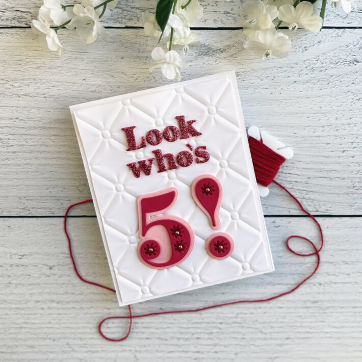Stitched Numbers and Punctuation Inspiration With Jennifer Kotas