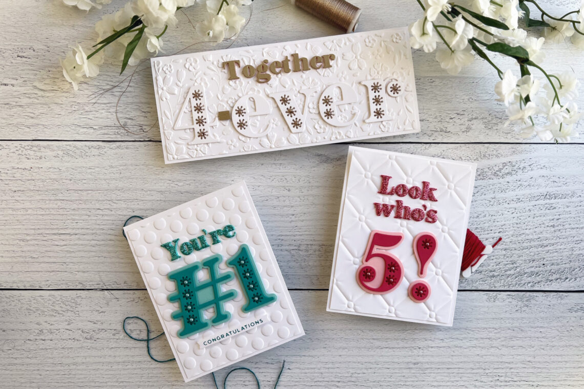 Stitched Numbers and Punctuation Inspiration With Jennifer Kotas