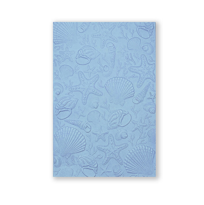 June 2023 3D Embossing Folder of the Month Preview & Tutorials – Scattered Shells