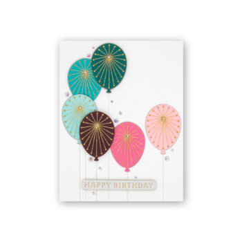 May 2023 Stitching Die of the Month Preview & Tutorials – Stitched Balloon Card Front