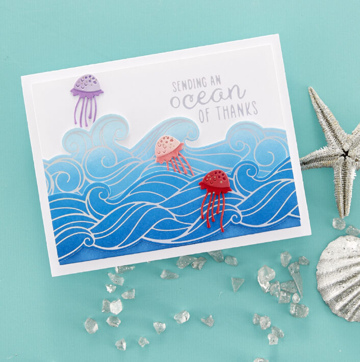June 2023 Glimmer Hot Foil Kit of the Month Preview & Tutorials – Sending Waves