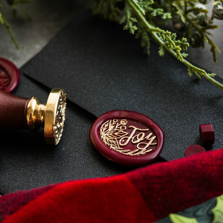 July 2023 Wax Seal of the Month Preview & Tutorials – Poinsettia Joy