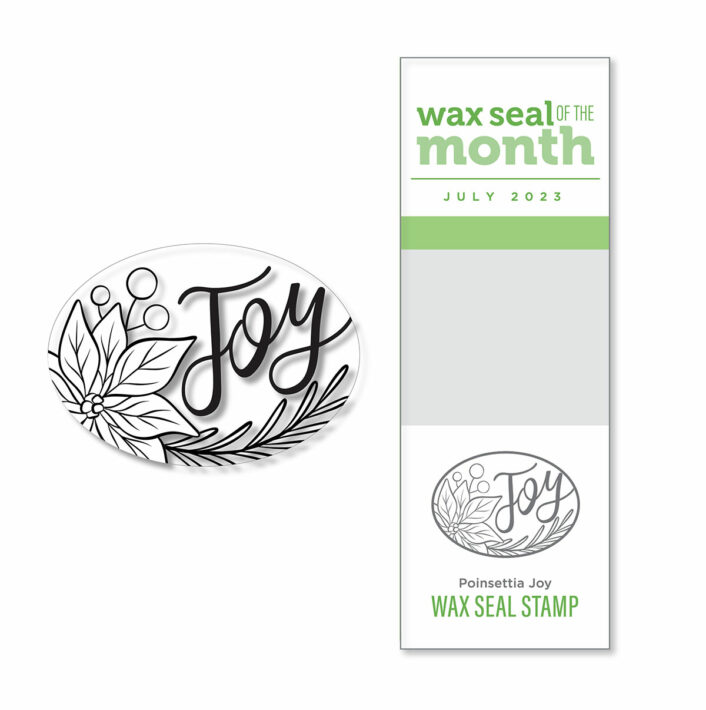 July 2023 Wax Seal of the Month Preview & Tutorials – Poinsettia Joy