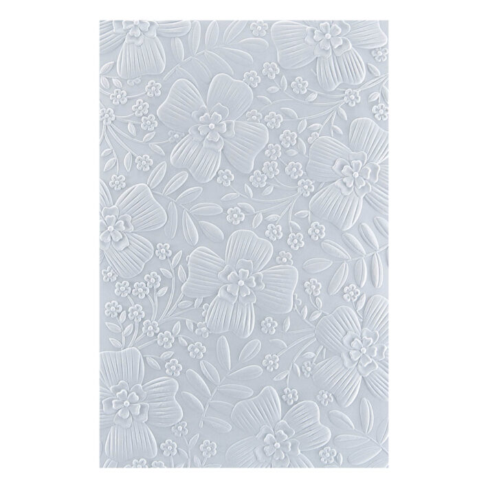 August 2023 3D Embossing Folder of the Month Preview & Tutorials – 3D Stylized Floral