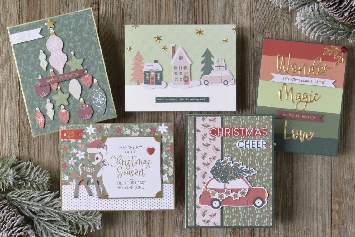 Make It Merry Limited Edition Holiday Cardmaking Kit 2023 Inspiration Take 3!