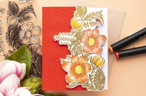 August 2023 Clear Stamp + Die of the Month Preview & Tutorials – Happy Hello Floral